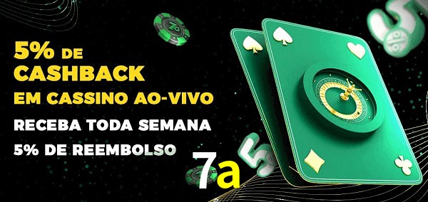 Promoções do cassino ao Vivo 7a